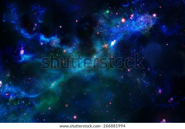 Starry sky, digital\
drawing