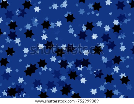 Royalty Free Stock Illustration Of Stars Background Blue Black White