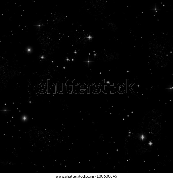 Ilustracion De Stock Sobre Campo De Estrellas