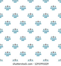 Stars veterans pattern seamless