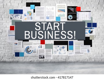 Start Business Startup Development Goal Concept