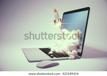 Similar – Image, Stock Photo Start up concept Business