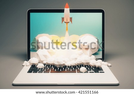 Similar – Image, Stock Photo Start up concept Business