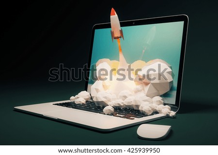 Similar – Image, Stock Photo Start up concept Business