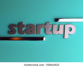 Startup Sign 3D