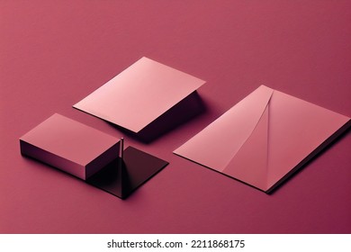 Stationary Set Mockup Background Image Template 