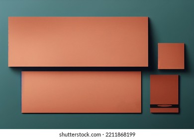 Stationary Set Mockup Background Image Template 