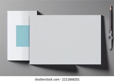 Stationary Set Mockup Background Image Template 