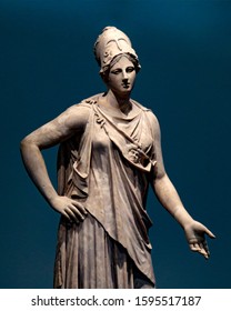 Statue of Athena. Digitally altered.