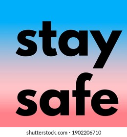 Stay Safe Name Text 3d Illustration Stock Illustration 1902206710 ...