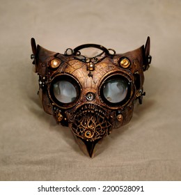 Steampunk Mask Half Face Mask