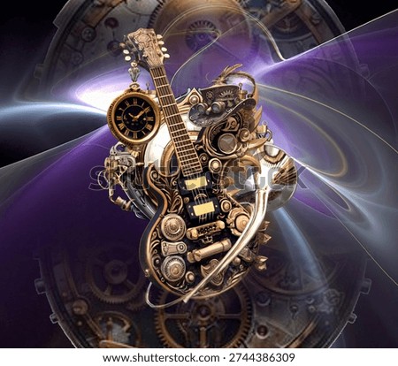 Steampunk musical composition beyond time