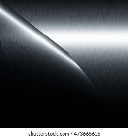 Steel Background Chrome Metal Texture Stock Illustration 473665615 ...