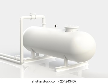 Steel Industry of the tank for the storage of flammable materials.