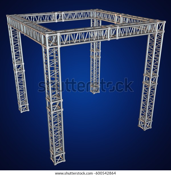 Xwxnxx - Steel Truss Girder Rooftop Construction 3d Stock Illustration ...