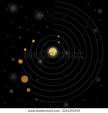 Similar – Mars in the summer night sky