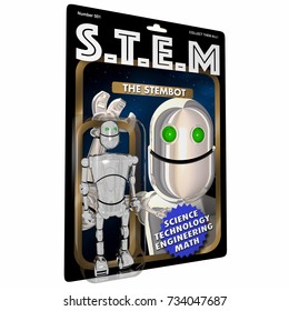 Stem Robot Science Technology Engineering Math Stock Illustration ...