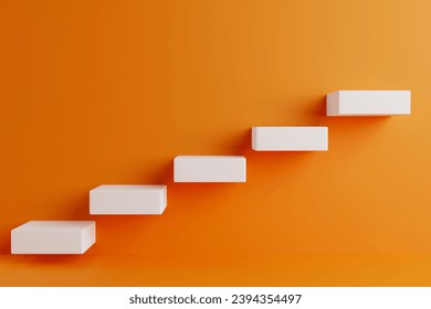 step ladder way to success