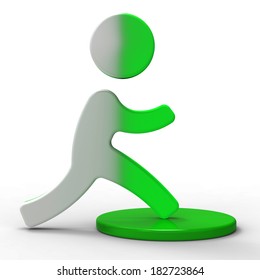 Step Online Button Character Means Grow Change Progress