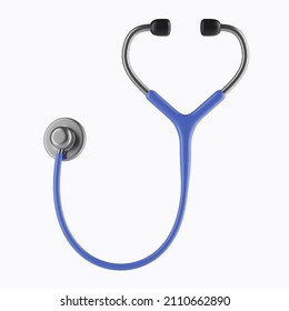 Stethoscope 3d Illustration Rendering Object
