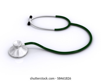 Stethoscope Isolated In White Background