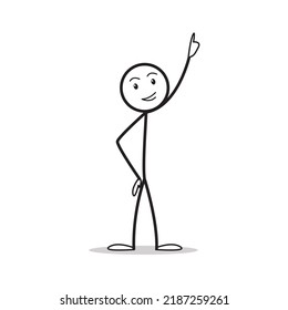 1,062 Stickman hands up Images, Stock Photos & Vectors | Shutterstock