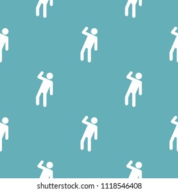 Stick Figure Stickman Pattern Seamless Repeating Stock Illustration ...