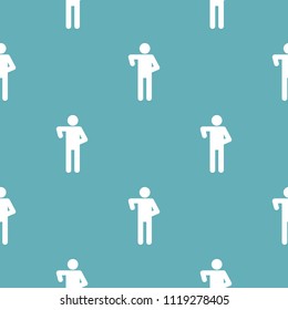 Stick Figure Stickman Pattern Seamless Repeating Stock Illustration ...