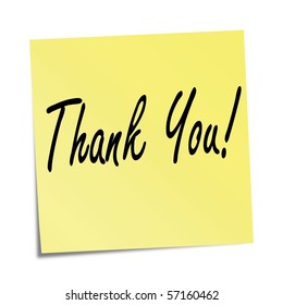 1,918 Sticky Note Thank You Images, Stock Photos & Vectors | Shutterstock