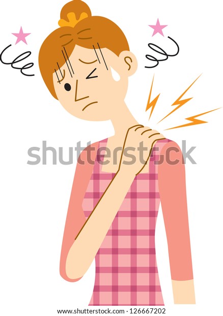 Stiff Neck Stock Illustration 126667202