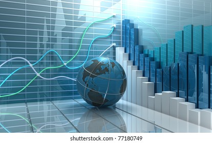 Stock market abstract background
