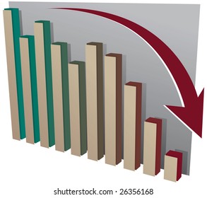 Stock Market Crash Chart Stock Vector (Royalty Free) 19935787 ...