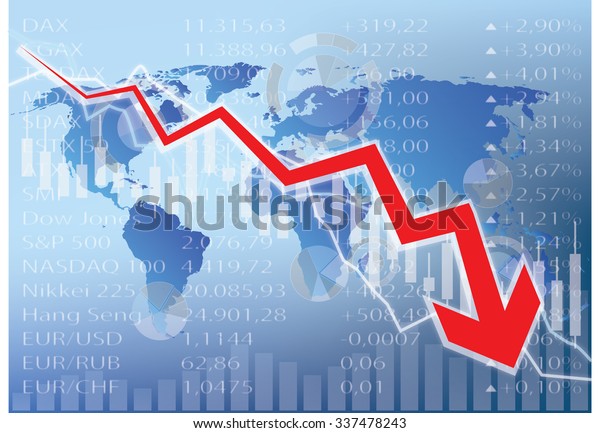 Stock Market Crash Illustration Red Arrow Stock Illustration 337478243 Stock Market Crash Illustration Red Arrow Stock Illustration 337478243