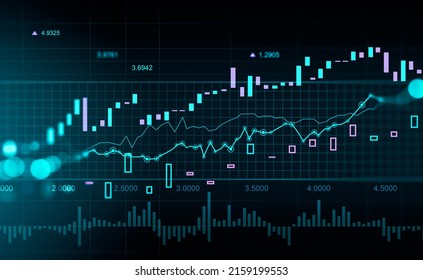 Stock Market Diagrams Hud Hologram Bar Stock Illustration 2159199553 ...