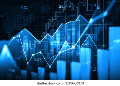 Stock Market Forex Trading Graph Graphic Stock Illustration 1190706373