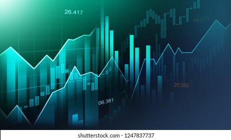 Stock Market Forex Trading Graph Graphic Stock Illustration 1202206021