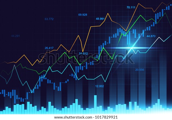 Stock Market Forex Trading Graph Graphic Stockillustration 1017829921 - 