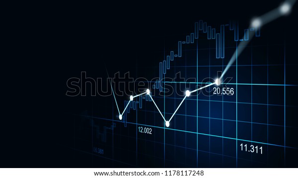 Stock Market Forex Trading Graph Graphic Stockillustration 1178117248 - 