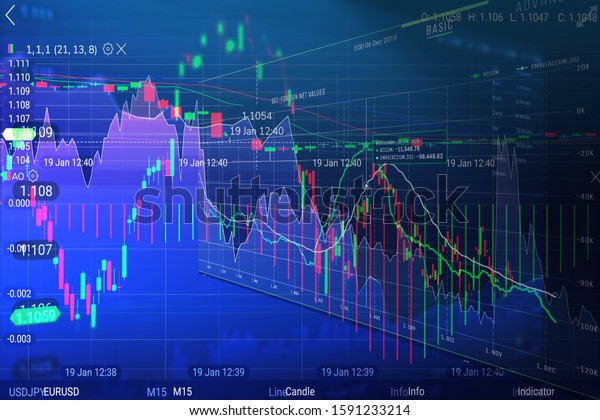 Stock Market Graph Bar Chart Price Stock Illustration 1591233214