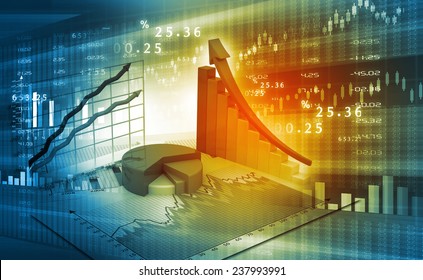 Stock market graphs	
