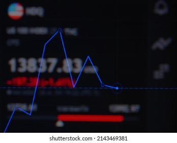 Stock Market Trading Chart Investment Analysis Stock Illustration ...