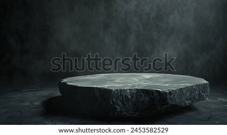 stone display, rock, dramatic and epic atmosphere, cosmetics and beauty for men, virility
