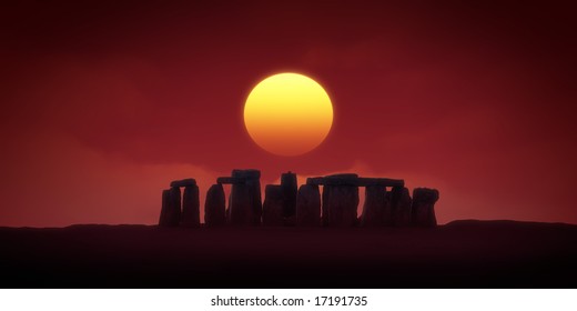 Stonehenge Sunset