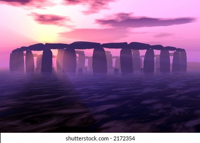 Stonehenge Sunset