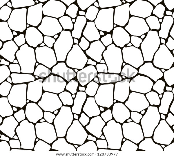 Stones Seamless Pattern Bitmap Copy Stock Illustration 128730977