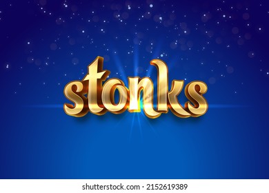 Stonks Meme In Magical Theme