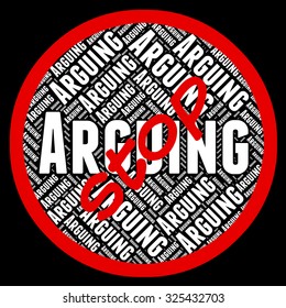 Stop Arguing Meaning Be At Odds And Be At Odds