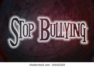 Stop Bullying Concept Stock Illustration 241422103