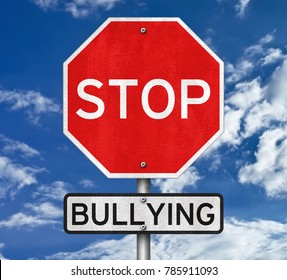 Stop Bullying Road Sign Stock Illustration 785911093 | Shutterstock