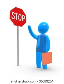 Stop to business